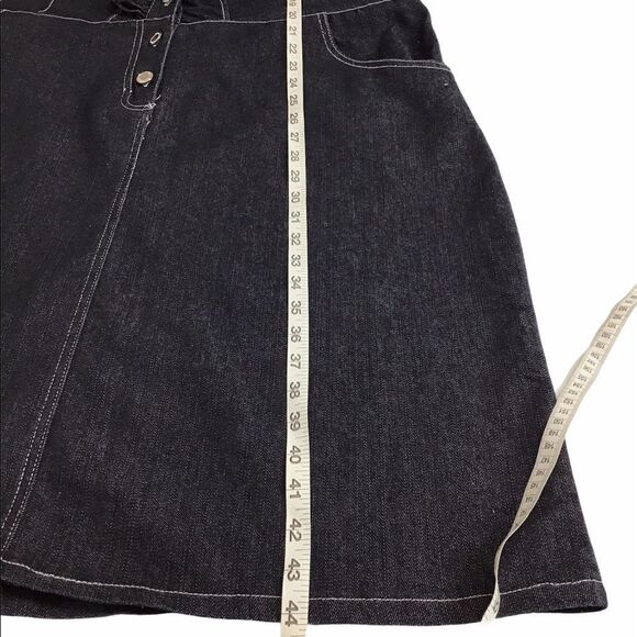 Gold Flava Denim Y-Back Jean Dress Size 20 - Picture 4 of 5